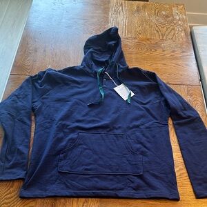 Men's Navy Blue Pajama Hoodie